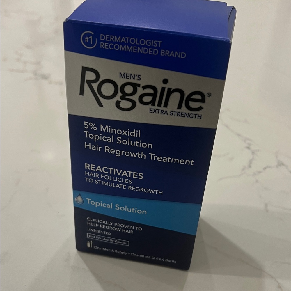 Men’s Extra Strength 5% Minoxidil Topical Solution – Blue